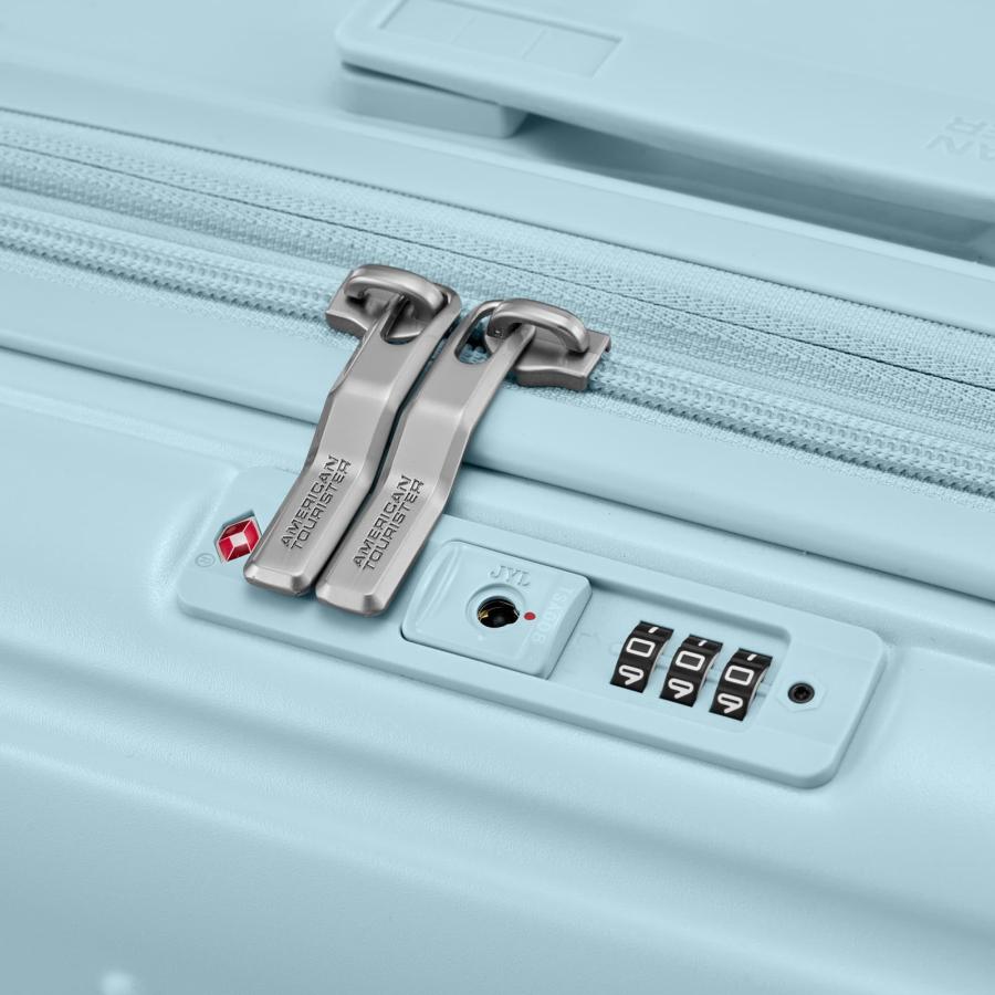 正規品 American Tourister アメリカンツーリスター スーツケース Mサイズ キャリーバッグ キャリーケース ストッパー ブレーキ PAXTRA パクストラ 容量拡張の画像