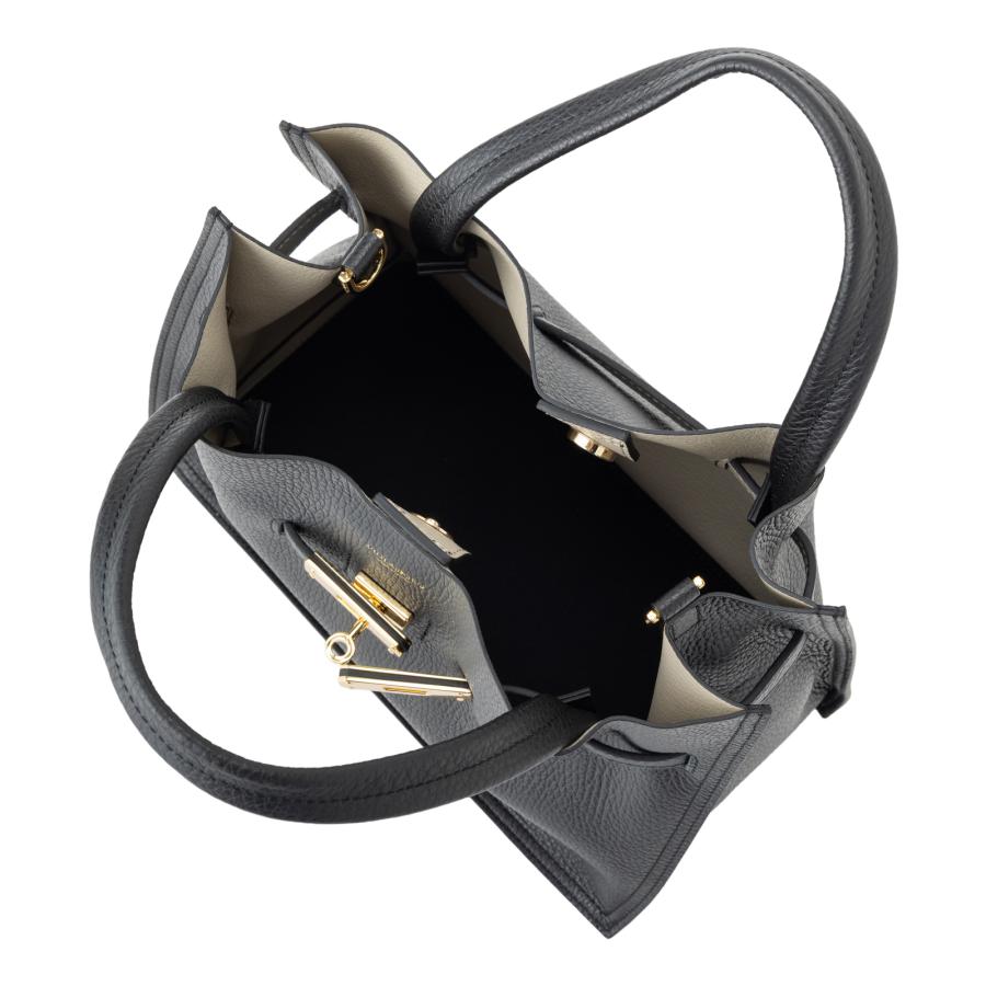 美品VIOLAd'ORO ヴィオラドーロ TRERO トートバッグLブラック VIOLAd'ORO（ヴィオラドーロ） 正規品 バッグ トートバッグ TRERO