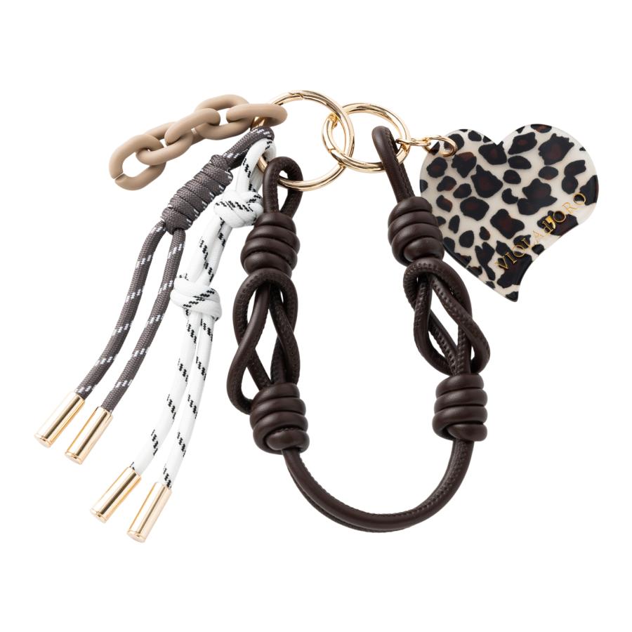 VIOLAd'ORO（ヴィオラドーロ） 正規品 アクリル×コード バッグチャーム