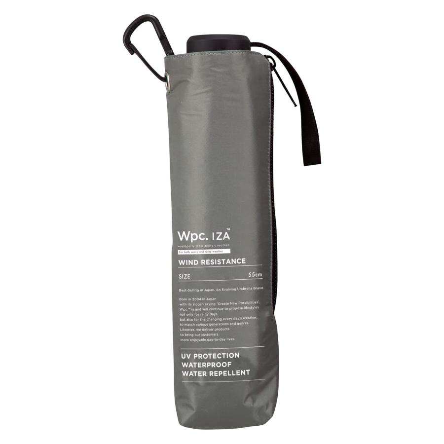 Wpc. IZA 正規品 日傘 折りたたみ 完全遮光 100％ UVカット 晴雨