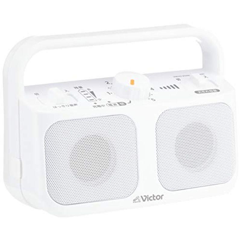 JVCケンウッド Victor SP-A900-W 手元テレビスピーカー ワイヤレス みみ楽シリーズ 敬老の日 簡単操作 軽量 生活防水 連 JVCケンウッド Victor SP A900 手元テレビスピーカー ワイヤレス みみ楽シリーズ 敬老の日 簡単操作 軽量 生活防水