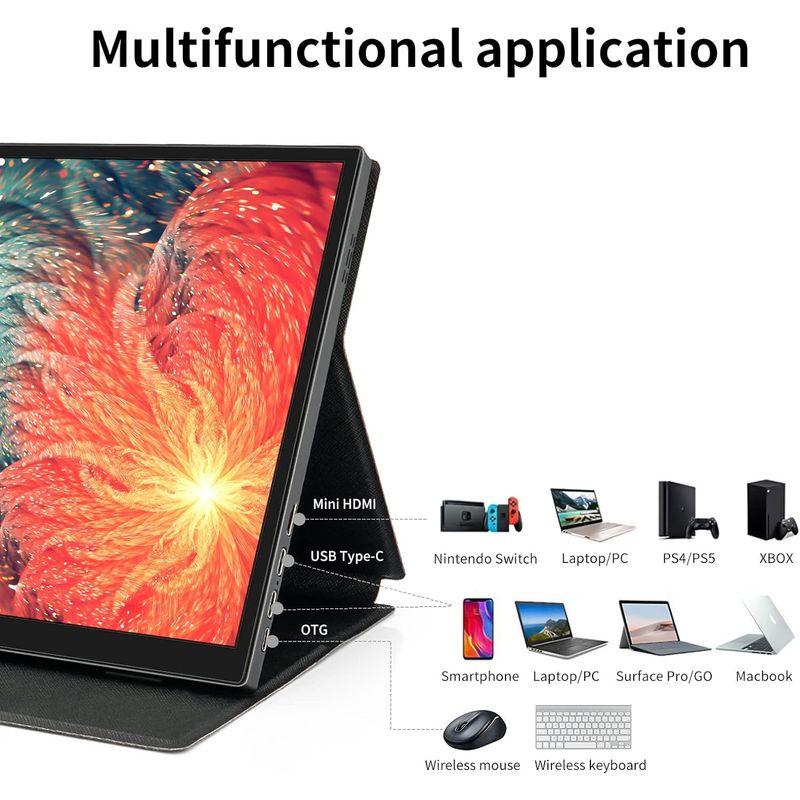 WIMAXIT モバイルモニター 14インチ モバイルディスプレイ 1920x1080 FHD IPS タッチパネル 400cd/m2 薄い WIMAXIT モバイルモニター 14インチ モバイルディスプレイ 1920x1080 FHD IPS タッチパネル 400cd/m2 薄い