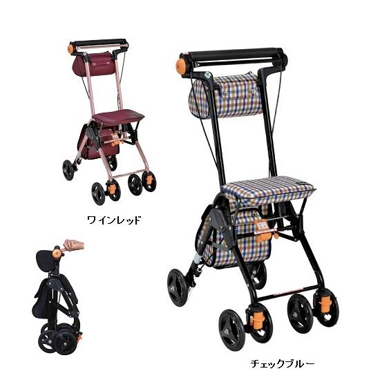 Tacaof シルバーカー コンパクトタイプ テイコブナノンDX 介護用品 シルバーカー・コンパクトタイプ ティコブ ナノンDX CPS02