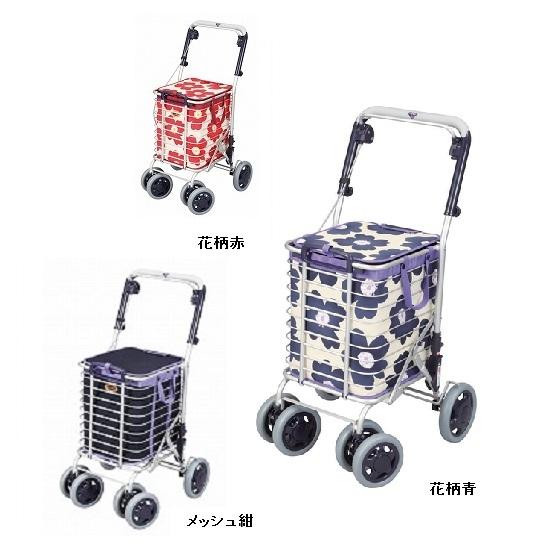 美品　シルバーカー 　アルミワイヤーカート 介護用品 シルバーカー・ボックスタイプ アルミワイヤーカート : マム