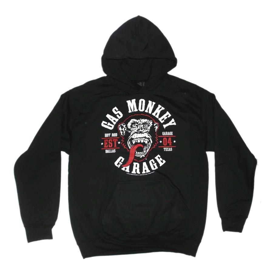 GAVIAL GARAGE Monkey Wrench Dog パーカー XL ガス モンキー ガレージ パーカ Gas Monkey Garage Round Seal Hoodie