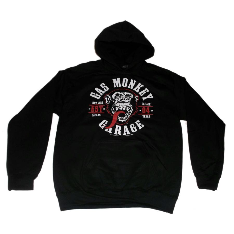 GAVIAL GARAGE Monkey Wrench Dog パーカー XL ガス モンキー ガレージ パーカ Gas Monkey Garage Round Seal Hoodie