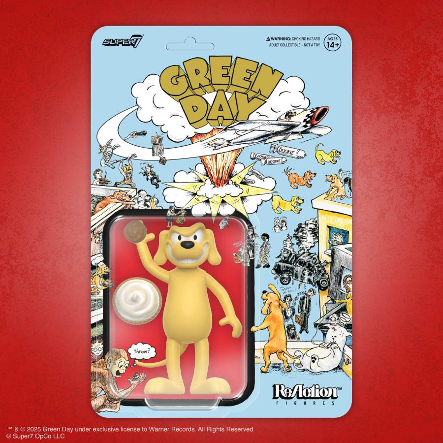 グリーン デイ Re Action フィギュア GREEN DAY Dookie Dog Super7