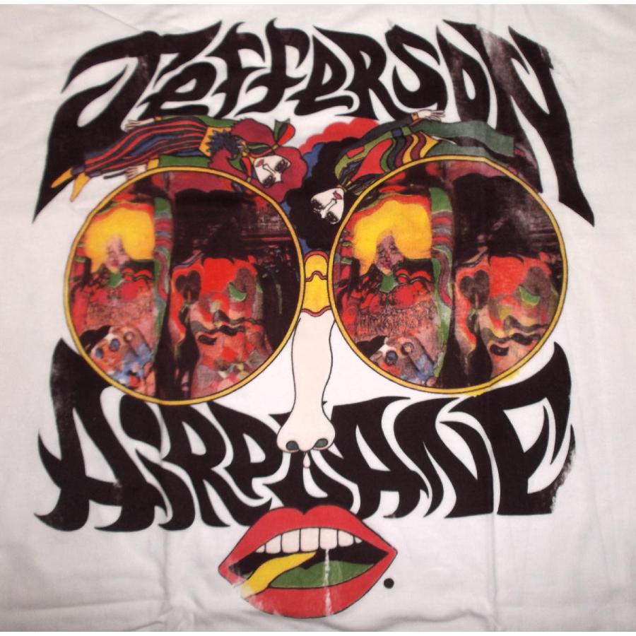 ジェファーソン エアプレイン Tシャツ JEFFERSON AIRPLANE LIPS 白 正規品 ロックTシャツ バンドTシャツ | ROCK OFF