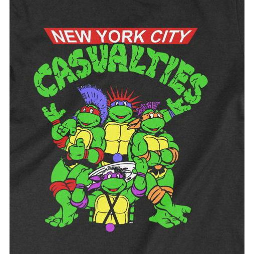 2004年製 カジュアルティーズ Tシャツ Мサイズ カジュアリティーズ Tシャツ THE CASUALTIES TURTLES 正規品 ロックT