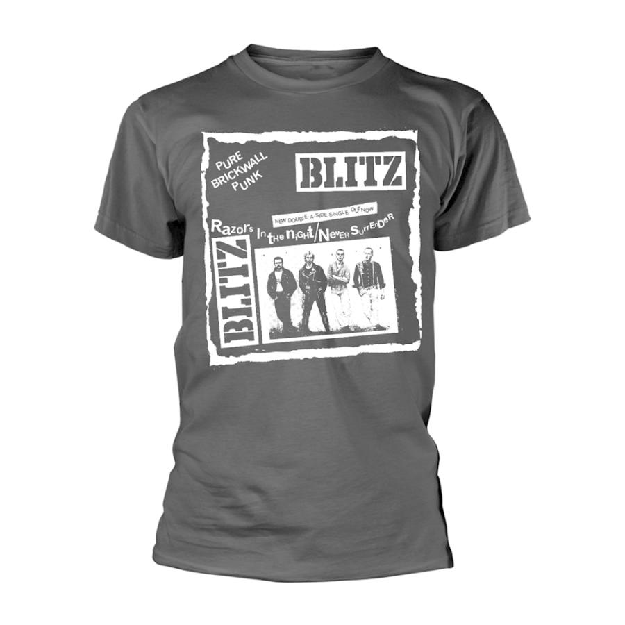 ブリッツ Tシャツ BLITZ PURE BRICK WALL 正規品 Oi/80s PUNK系 ロック