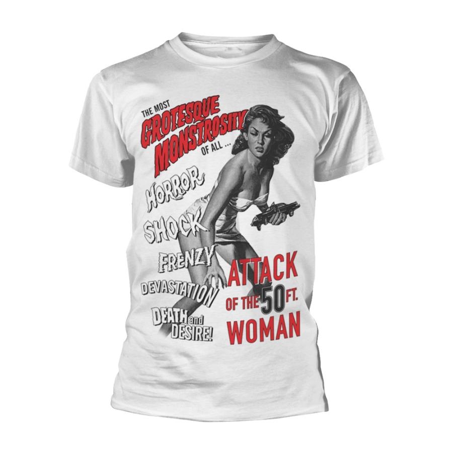 妖怪巨大女 Tシャツ 白 Attack of the 50 Foot Woman 正規品 映画T