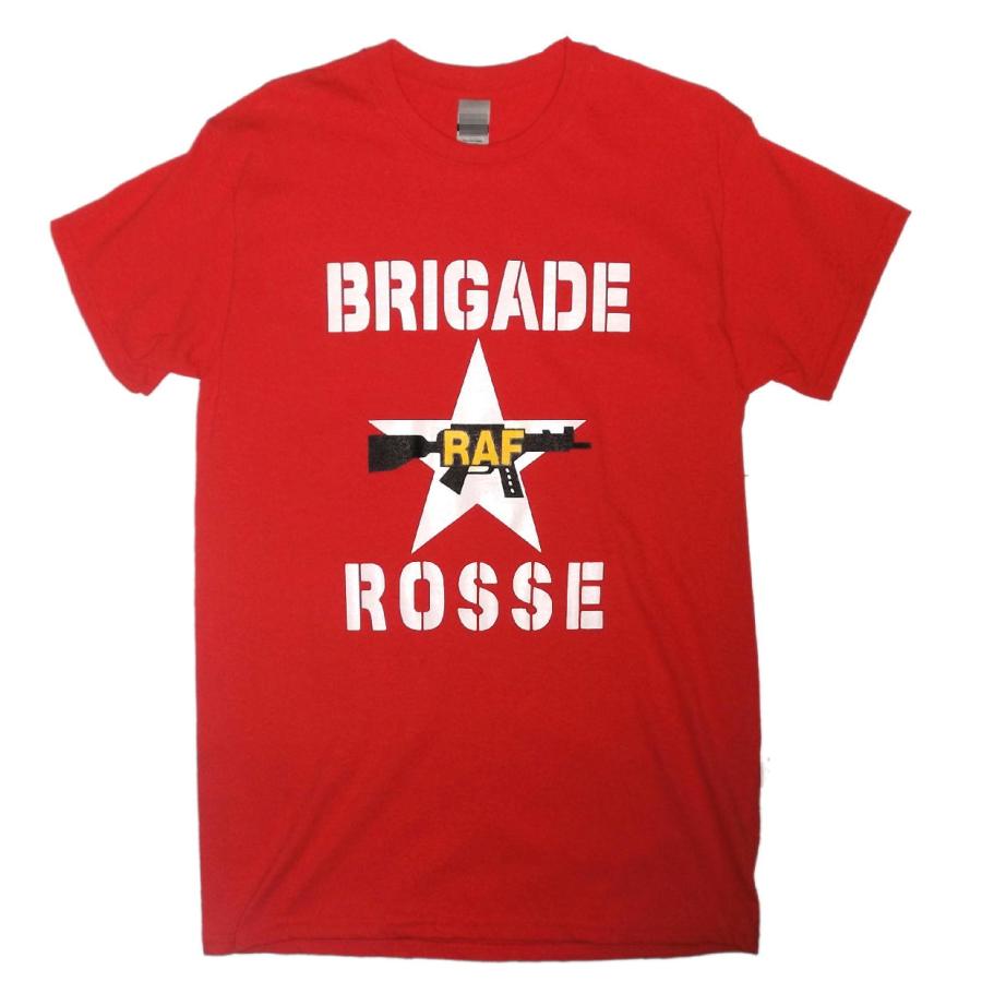 FF  Tシャツ RED PARTY【バッジ付き】 Brigade Rosse Tシャツ 赤 ザ・クラッシュ The Clash
