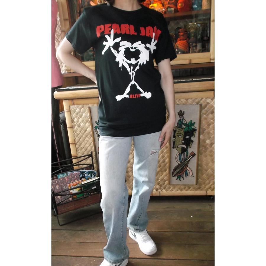 パール ジャム Tシャツ Pearl Jam STICK MAN (ALIVE) 正規品 パール ジャム Tシャツ Pearl Jam STICK MAN (ALIVE) 正規品