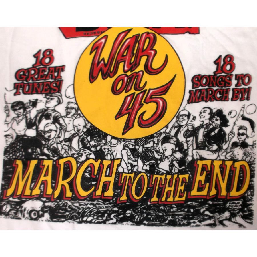 D.O.A. Tシャツ War On 45 白 正規品 ディーオーエー ロックTシャツ