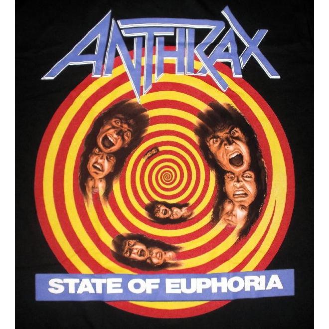 アンスラックスANTHRAX EUPHORIA 4 Tシャツ 1993年製 アンスラックス Tシャツ ANTHRAX State of Euphoria 正規品