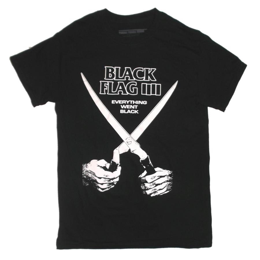 ブラック フラッグ Tシャツ Black Flag EVERYTHING WENT BLACK 鋏 正規