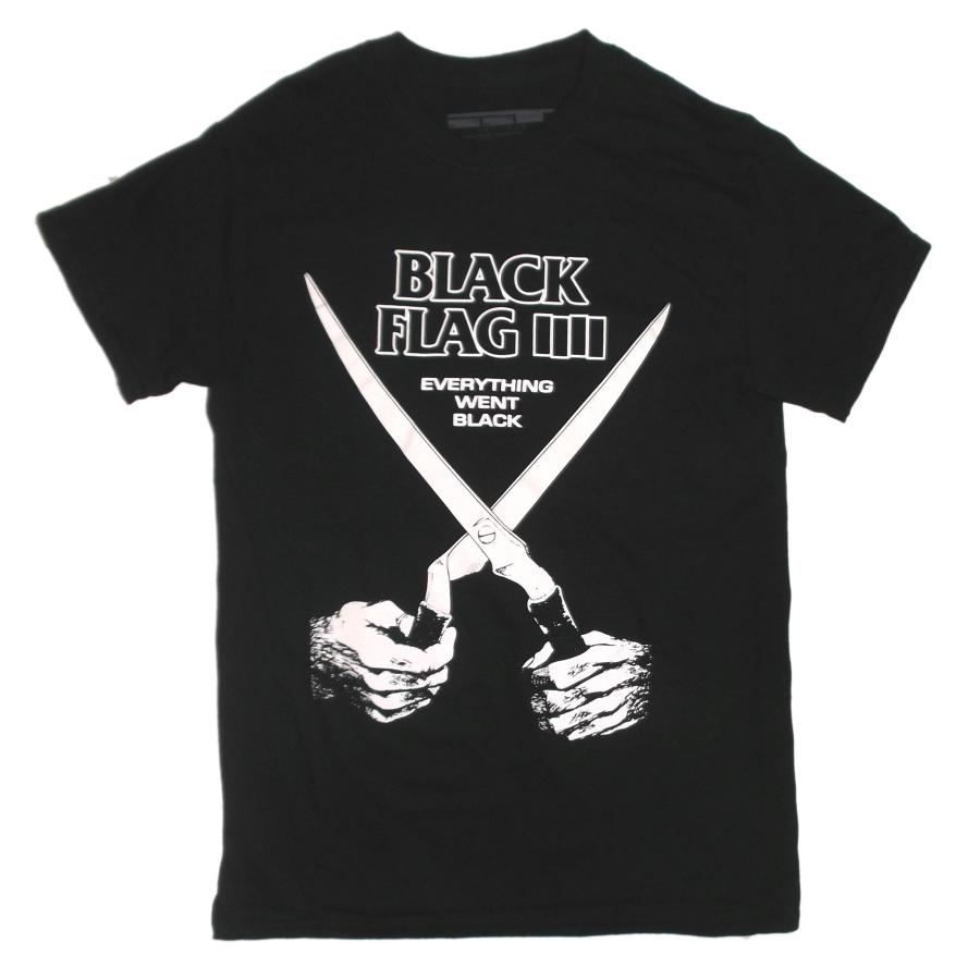 ブラック フラッグ Tシャツ Black Flag EVERYTHING WENT BLACK 鋏 正規品｜mumbles｜06