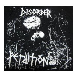 ディスオーダー Tシャツ DISORDER PERDITION ロックTシャツ バンドT