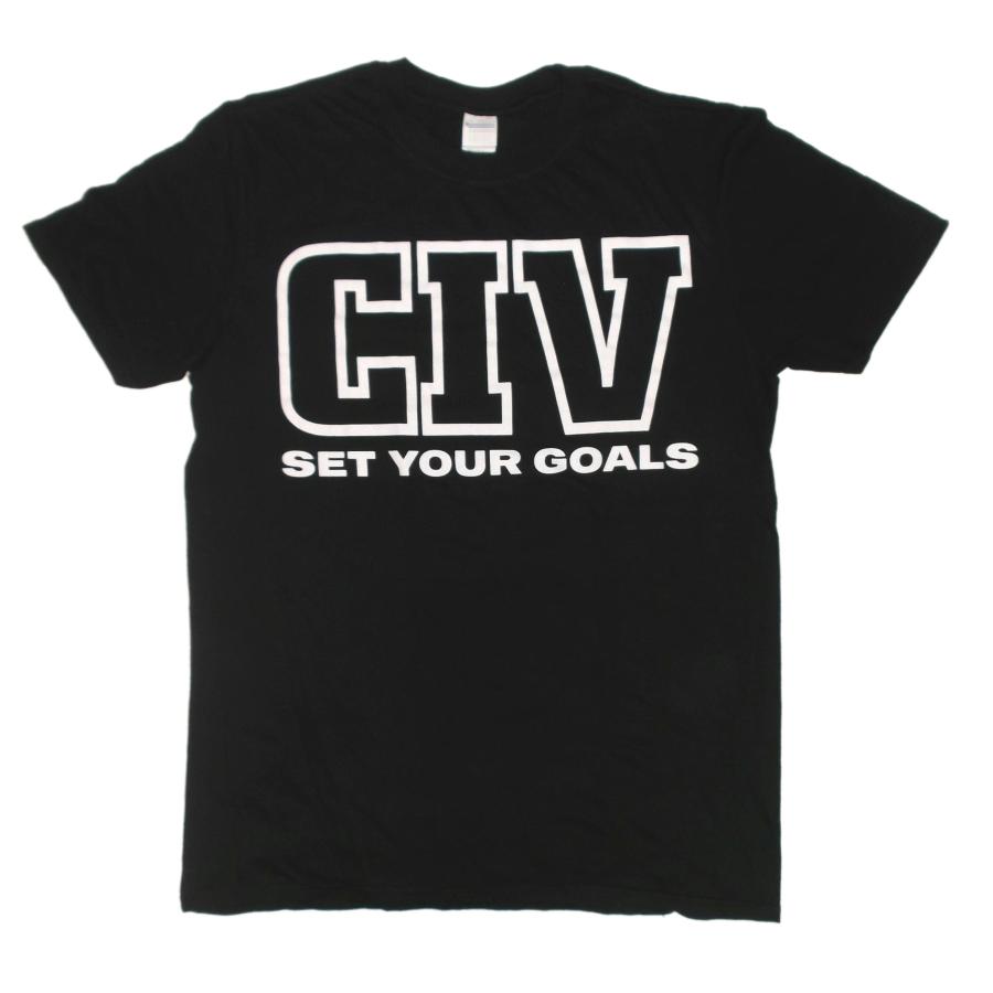 【レア☆ビッグサイズ】CIV Tシャツ シヴ Tシャツ CIV SET YOUR GOALS 正規品 ロックTシャツ : マンブルズ