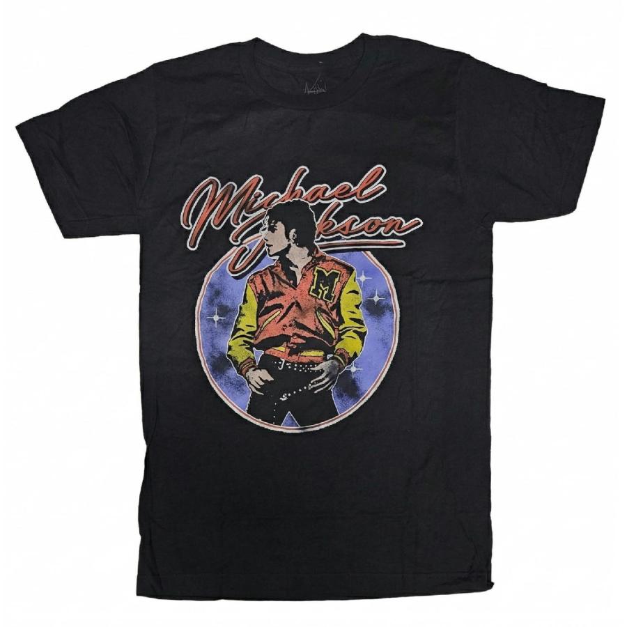 マイケル ジャクソン Tシャツ Michael Jackson MJ THRILLER VARSITY