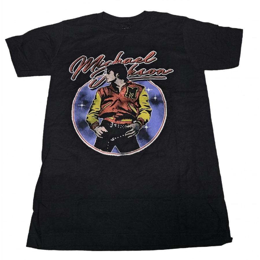 マイケル ジャクソン Tシャツ Michael Jackson MJ THRILLER VARSITY