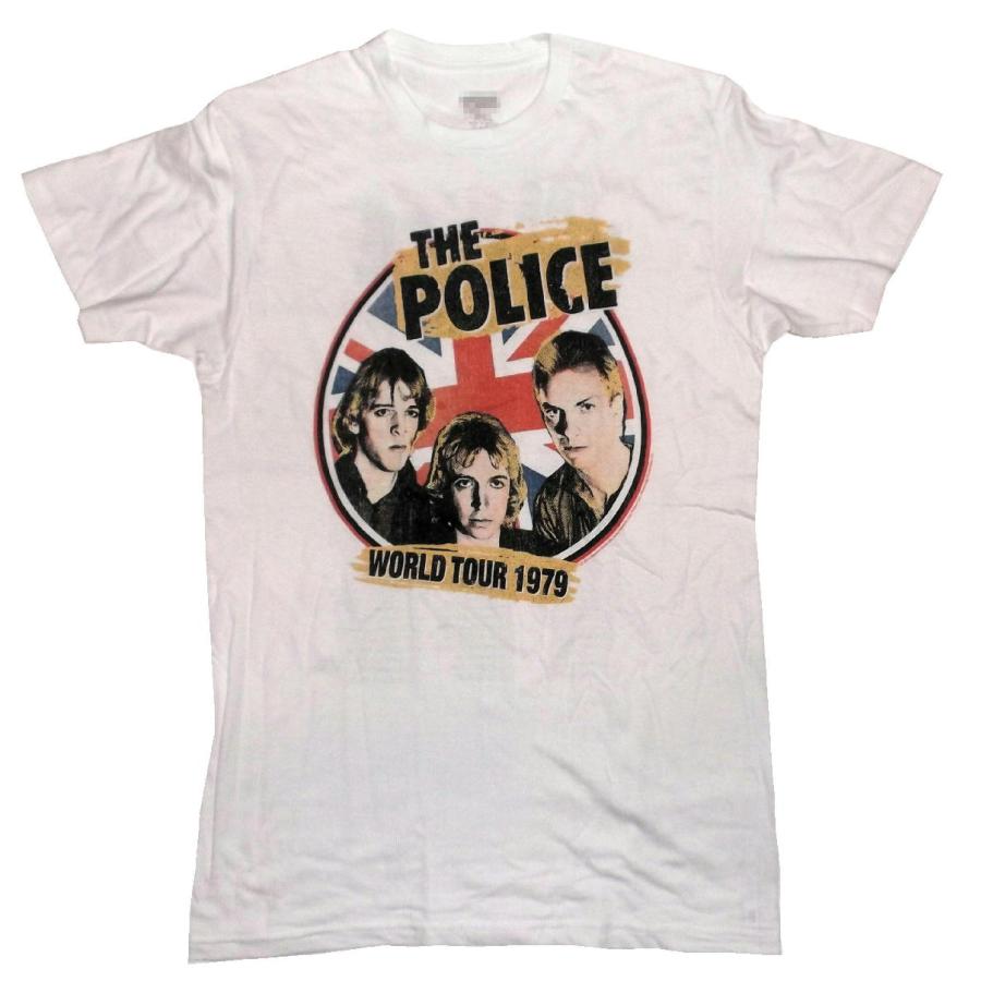 ザ・ポリス Tシャツ The POLICE 79 WORLD TOUR 正規品 ロックTシャツ
