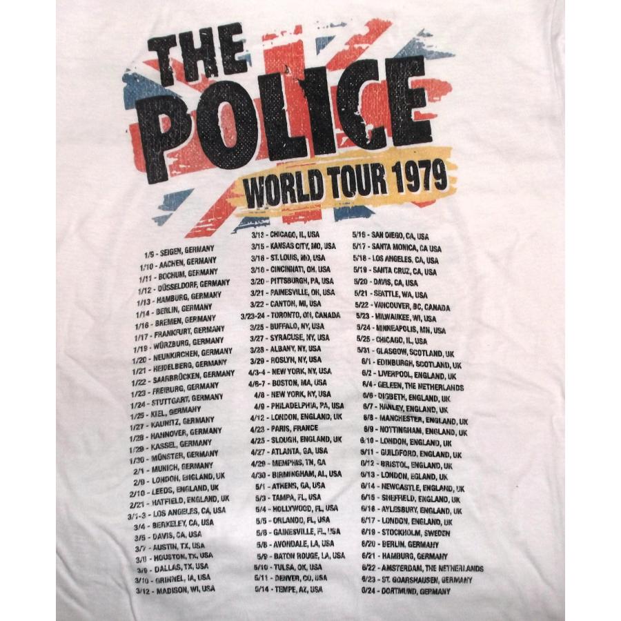 ザ・ポリス Tシャツ The POLICE 79 WORLD TOUR 正規品 ロックTシャツ