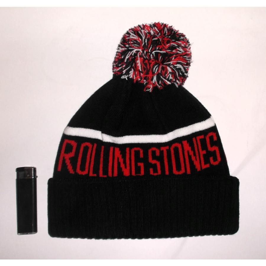 ローリング ストーンズ ビーニー ニット キャップ ROLLING STONES Pom