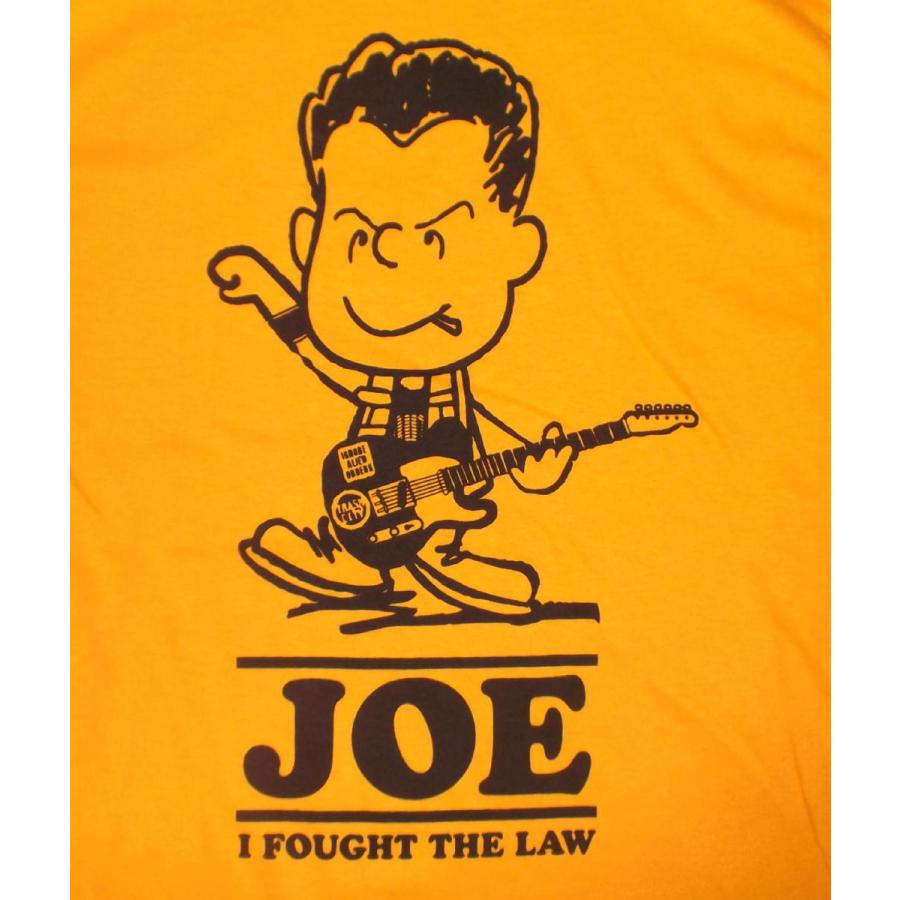 ピーナッツ パロディ Tシャツ ジョー ストラマー Joe Strummer 黄 ザ・クラッシュ The CLASH 関連 ロックTシャツ バンドTシャツ｜mumbles