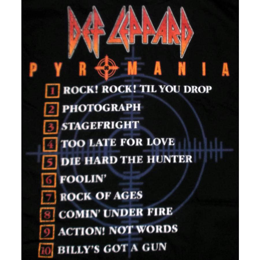 デフ レパード Tシャツ Def Leppard Pyromania 正規品 パイロマニア