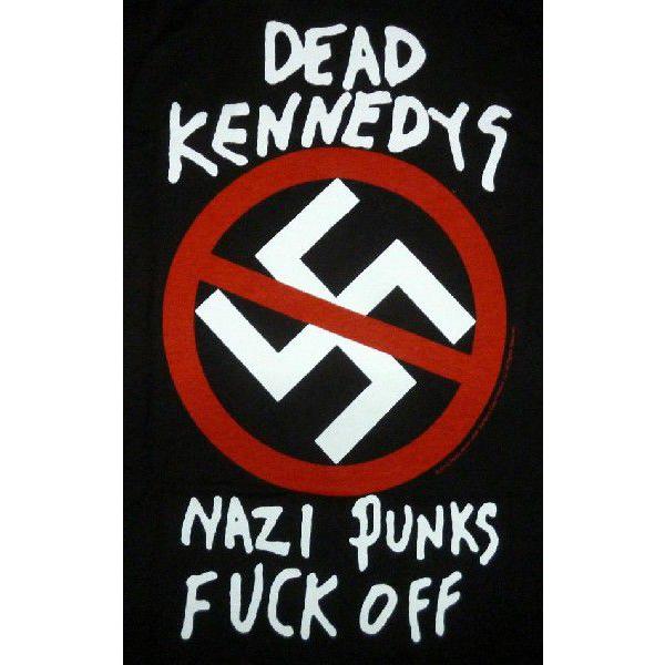 ハードコアパンクバンドDEADKENNEDYSナチパンクFUCKロゴTシャツ デッド ケネディーズ Tシャツ Dead Kennedys Nazi Punk F Off 正規品
