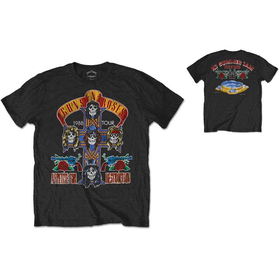 ガンズ アンド ローゼス Tシャツ Guns N' Roses NJ Summer Jam ガンズ アンド ローゼス Tシャツ Guns N' Roses NJ Summer Jam