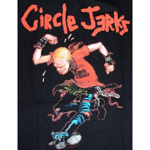 サークル ジャークス Tシャツ Circle Jerks 黒 正規品 ロックTシャツ