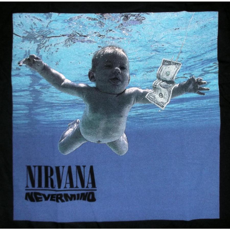 ニルバーナ Tシャツ NIRVANA NEVERMIND 黒 正規品 ロックTシャツ ニルバーナ Tシャツ NIRVANA NEVERMIND 黒 正規品 ロックTシャツ