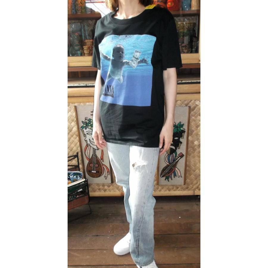 ニルバーナ Tシャツ NIRVANA NEVERMIND 黒 正規品 ロックTシャツ ニルバーナ Tシャツ NIRVANA NEVERMIND 黒 正規品 ロックTシャツ