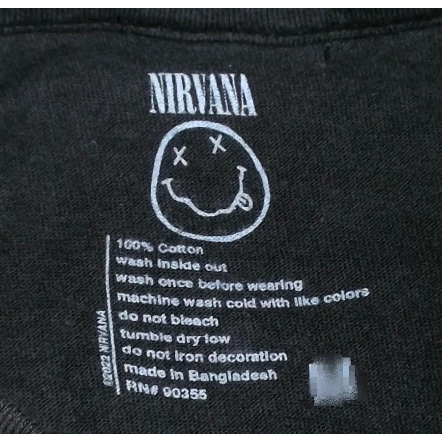 NIRVANA（ニルヴァーナ） Tシャツ NIRVANA SMILEY ONE SIDED USA 正規