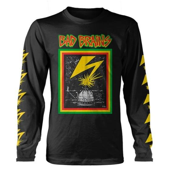 バッド ブレインズ 長袖 Tシャツ Bad Brains BB 黒 正規品 ロックT