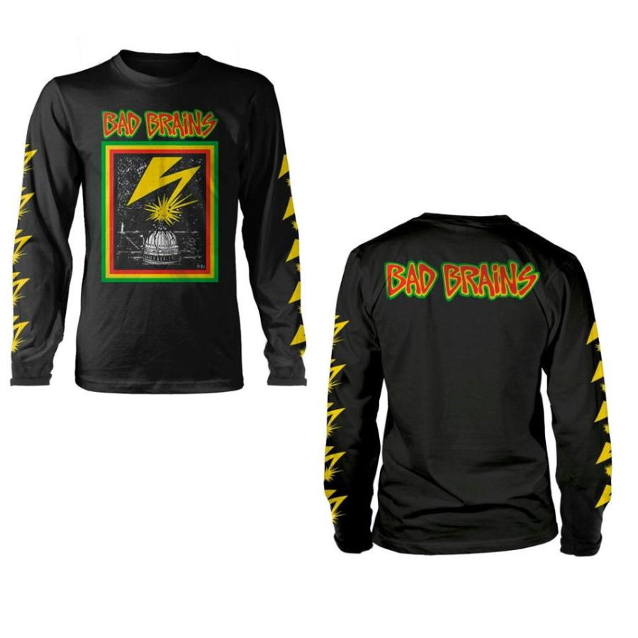 バッド ブレインズ 長袖 Tシャツ Bad Brains BB 黒 正規品 ロックT