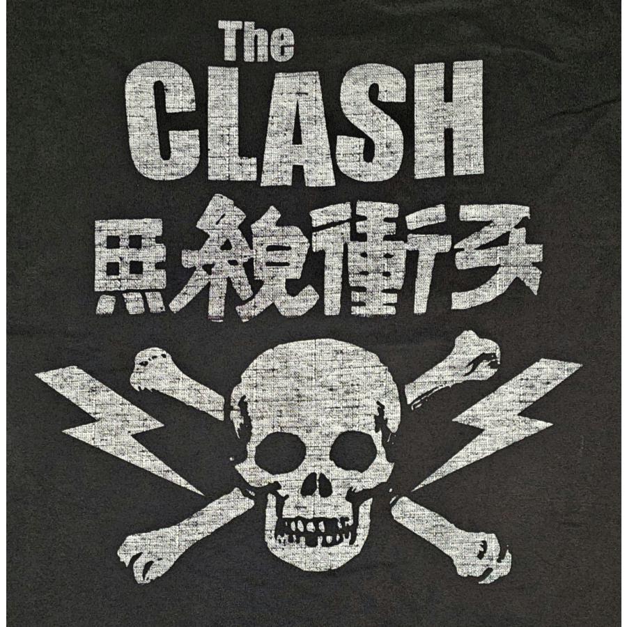 ROCK OFF ザ・クラッシュ Tシャツ 無線衝突 Cross Bone The Clash 正規