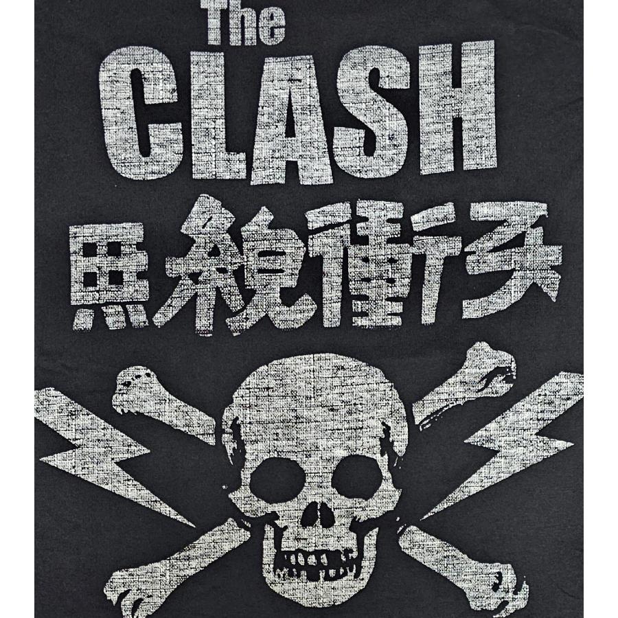 ROCK OFF ザ・クラッシュ Tシャツ 無線衝突 Cross Bone The Clash 正規