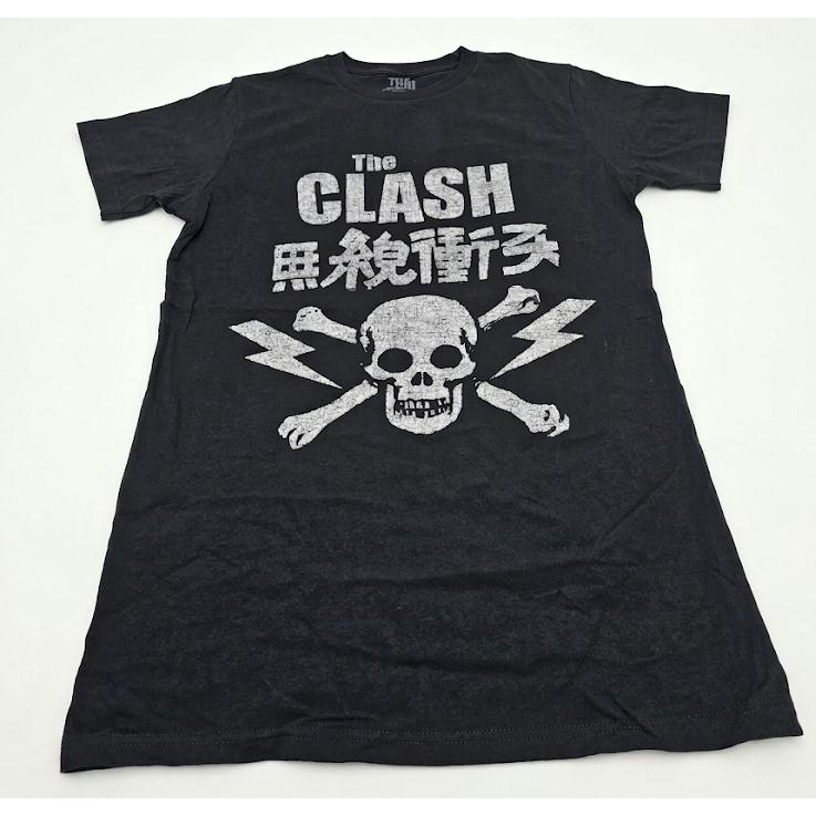 ROCK OFF ザ・クラッシュ Tシャツ 無線衝突 Cross Bone The Clash 正規