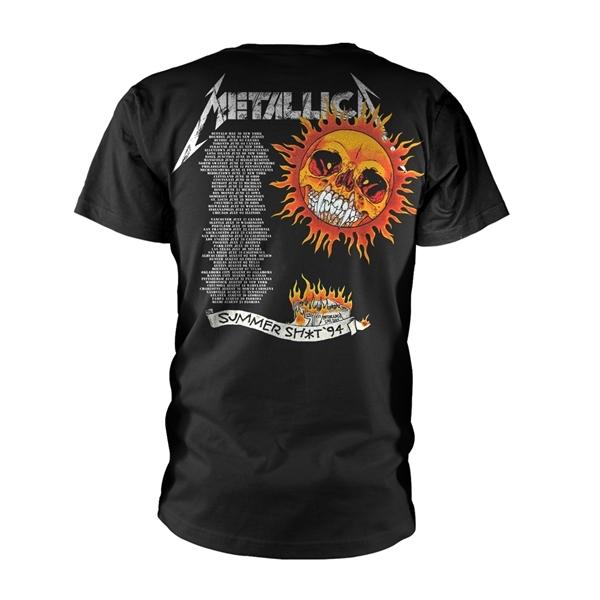 METALLICA（メタリカ） Tシャツ METALLICA FLAMING SKULL TOUR '94