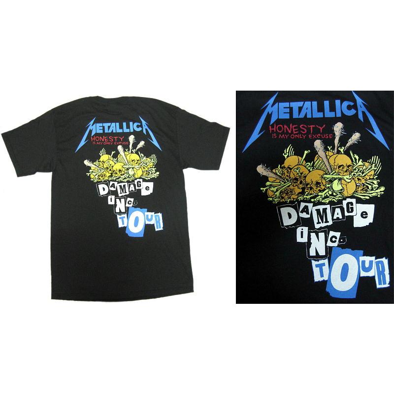 METALLICA（メタリカ） Tシャツ METALLICA DAMAGE - INC 正規品