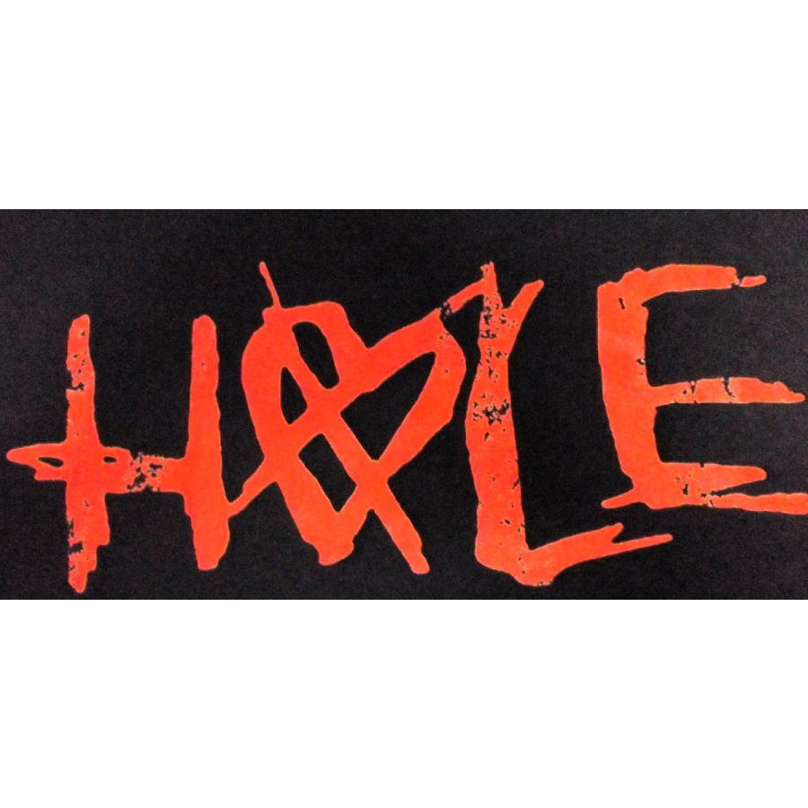 ホール Tシャツ HOLE CROSSED HEART 黒 正規品 ロックTシャツ