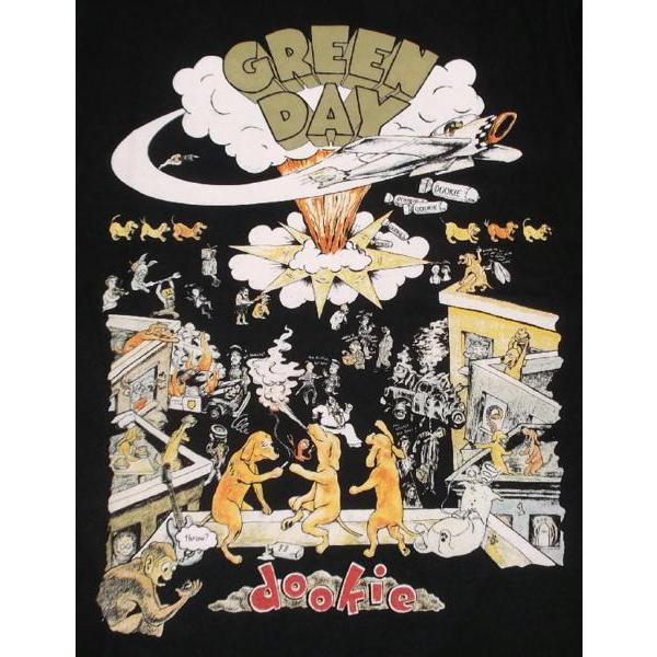 ROCK OFF グリーン デイ Tシャツ GREEN DAY 1994 Dookie ツアー 黒
