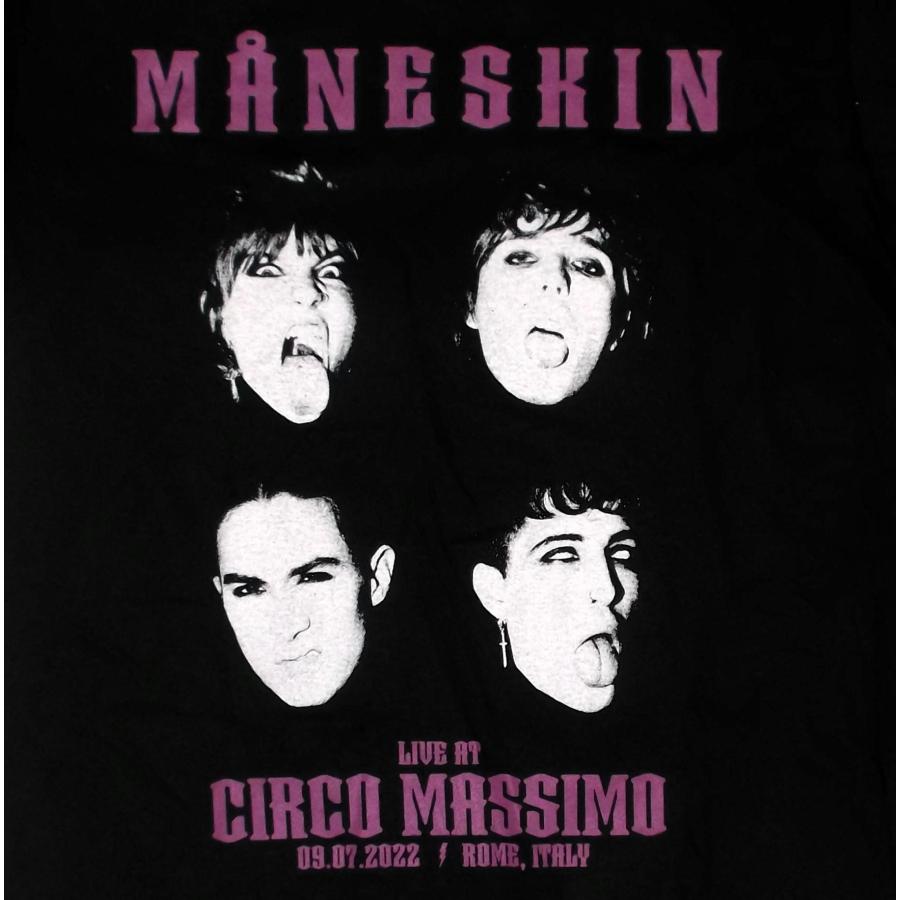 ROCK OFF マネスキン Tシャツ MANESKIN LIVE AT CIRCO MASSIMO 2022 