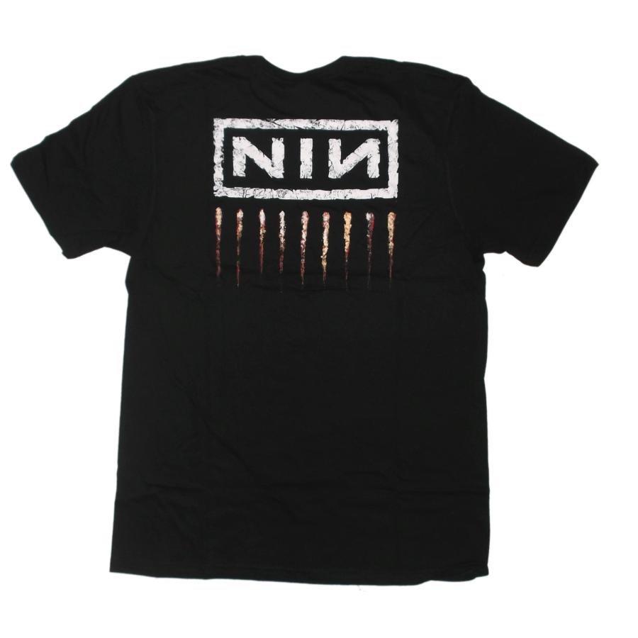 ナイン インチ ネイルズ Tシャツ NINE INCH NAILS DOWNWARD SPIRAL 黒