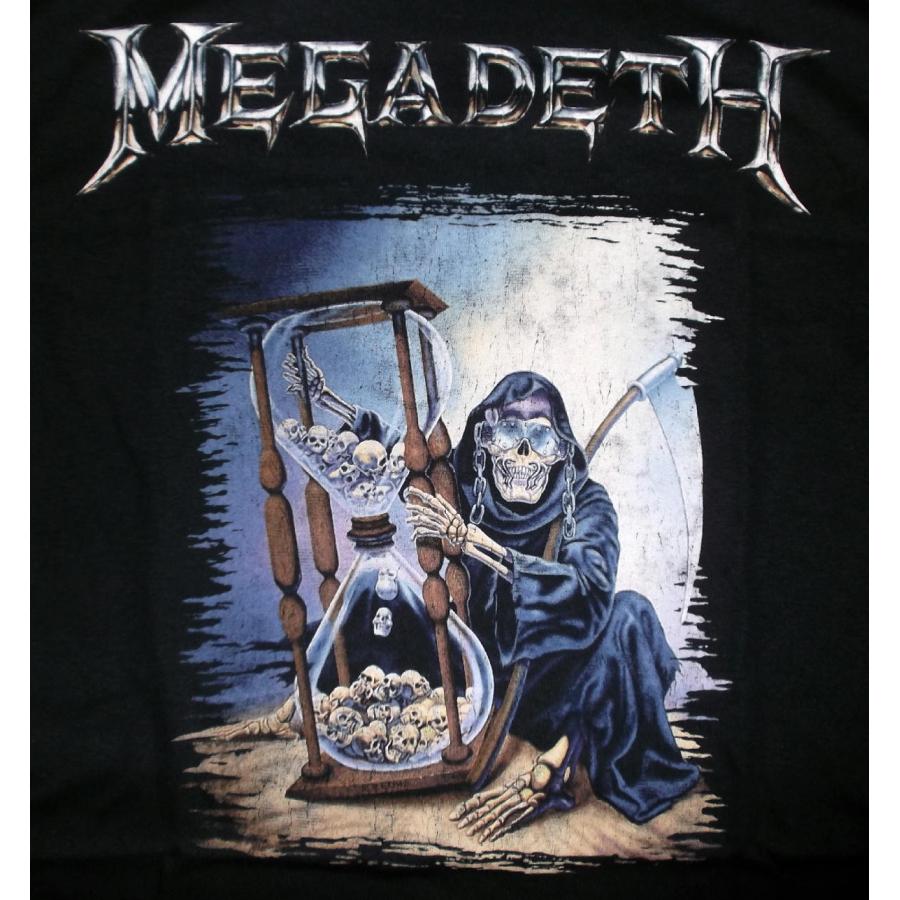 メガデスＴシャツ MEGADETH COUNTDOWN HOURGLASS 正規品 バンドTシャツ