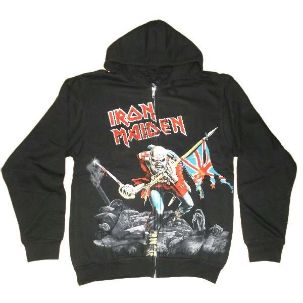 アイアン メイデン Zip パーカ Iron Maiden Trooper 正規品 ロックT