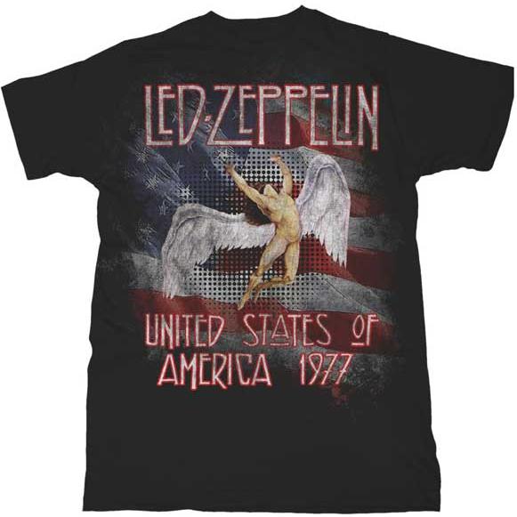 レッド ツェッペリン Tシャツ Led Zeppelin 1977 正規品｜mumbles｜02